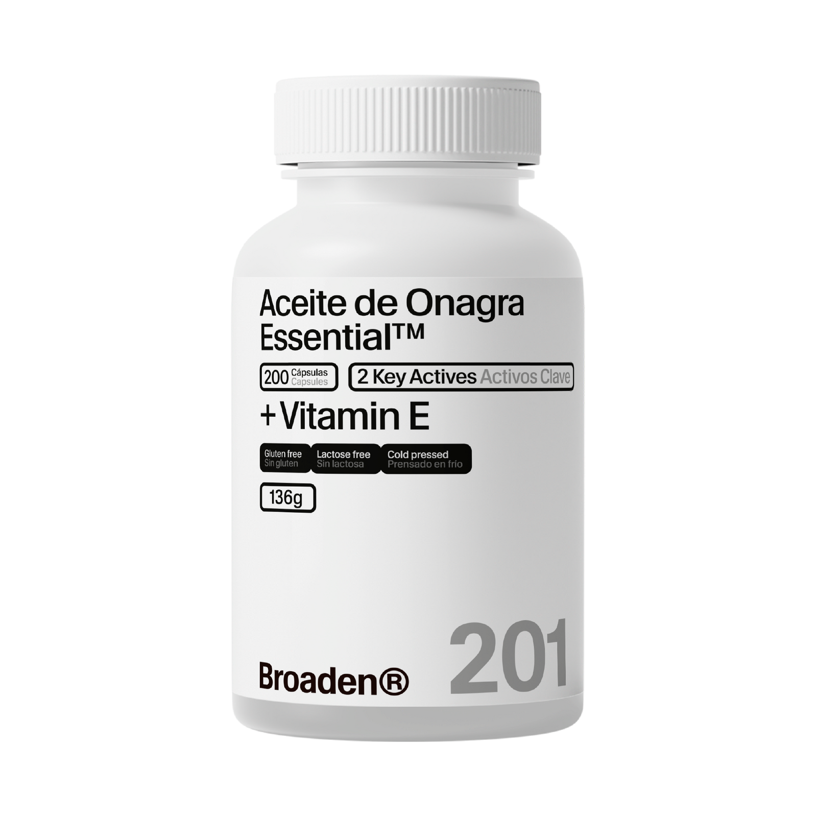 Aceite de Onagra Essential™ Prensado en Frío con Vitamina E